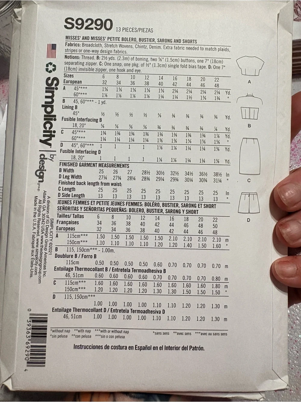 BN UNCUT SIMPLICITY 9290 E5 PLUS SIZE SEWING PATTERNS SWIM WEAR SWIMSUIT SUMMER
